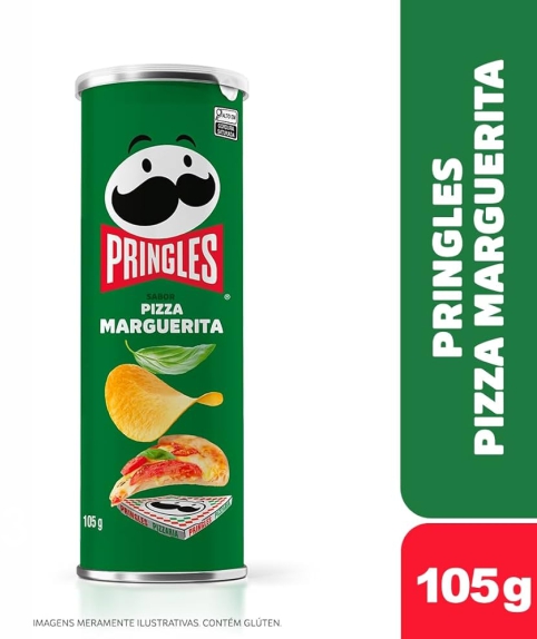 BATATA PRINGLES PIZZA MARGUERITA 105G BATATA PRINGLES PIZZA MARGUERITA 105G