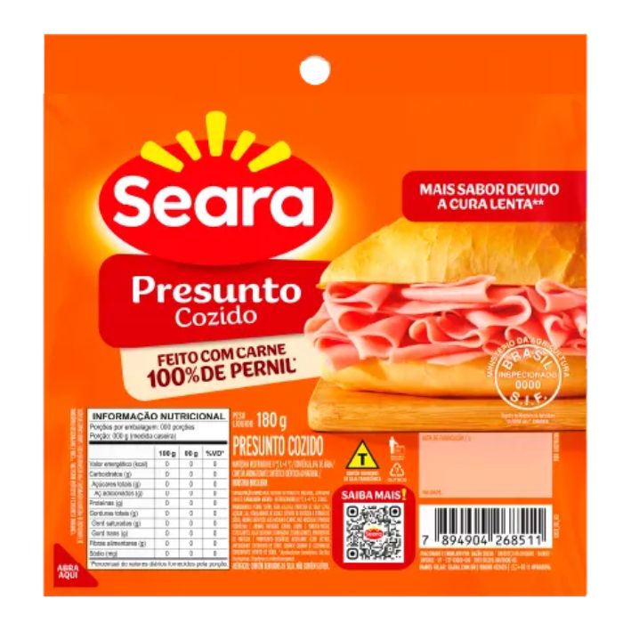 PRESUNTO SEARA FATIADO 180G PRESUNTO SEARA FATIADO 180G