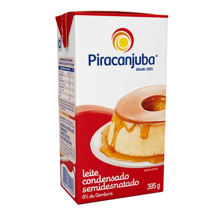 LEITE CONDENSADO PIRACANJUBA TP SEMI DESN 395g LEITE CONDENSADO PIRACANJUBA TP SEMI DESN 395g