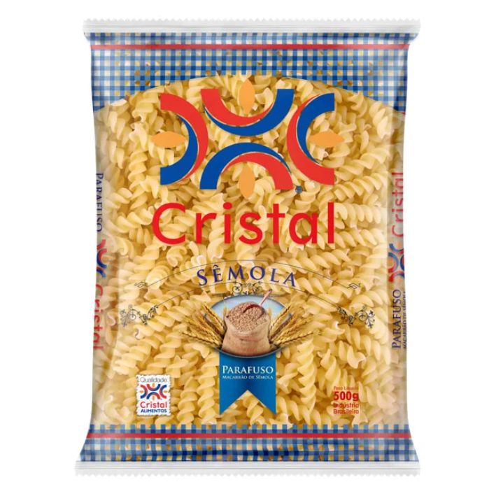 MACARRÃO CRISTAL SEMOLA PARAFUSO MACARRÃO CRISTAL SEMOLA PARAFUSO