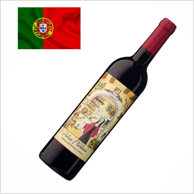 VINHO TINTO FINO MEIO SECO JULIA FLORISTA - PORTUGUES VINHO TINTO FINO MEIO SECO JULIA FLORISTA - PORTUGUES