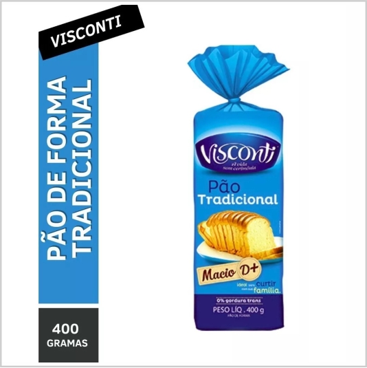 PÃO DE FORMA TRADICIONAL VISCONTI PÃO DE FORMA TRADICIONAL VISCONTI