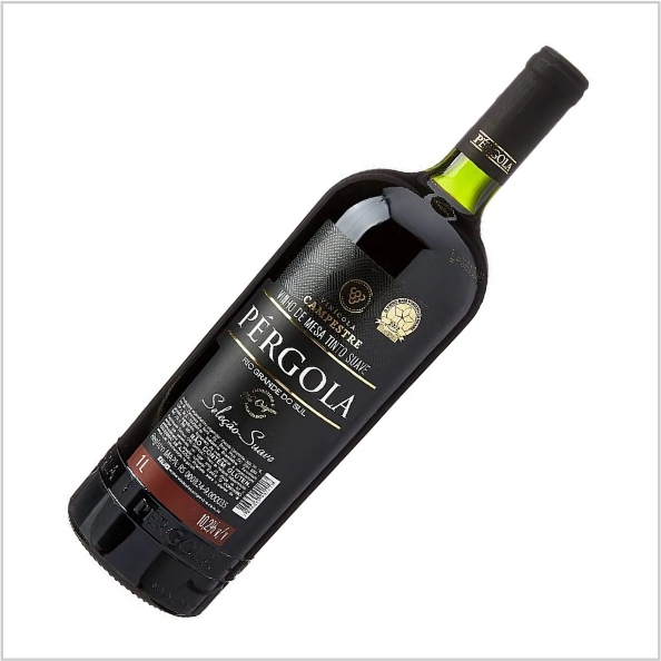 VINHO TINTO SUAVE PERGOLA 1LT VINHO TINTO SUAVE PERGOLA 1LT