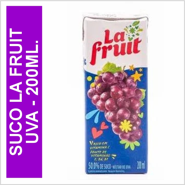 SUCO LA FRUIT UVA 200ML SUCO LA FRUIT UVA 200ML