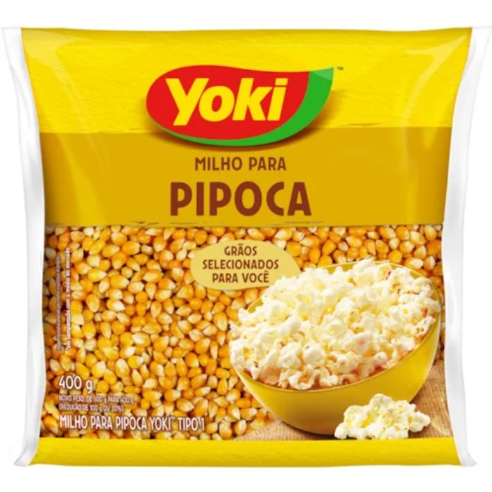 MILHO PIPOCA YOKI 400G MILHO PIPOCA YOKI 400G
