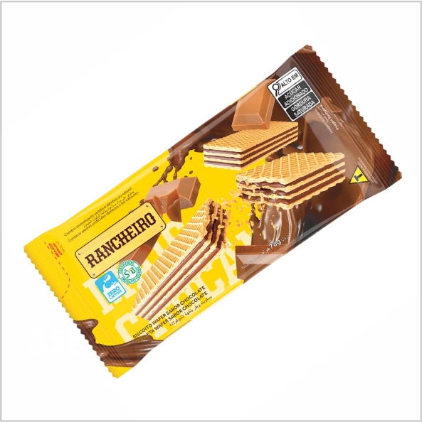 BISCOITO RANCHEIRO WAFER CHOCOLATE BISCOITO RANCHEIRO WAFER CHOCOLATE