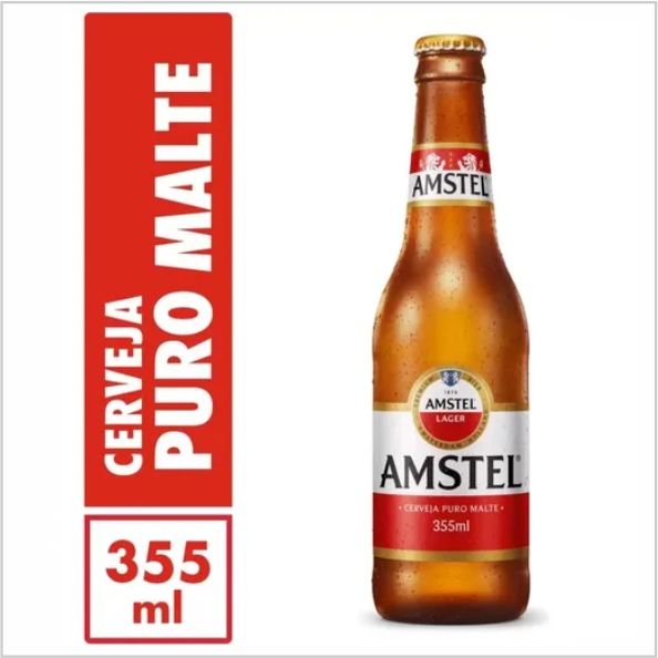 AMSTEL LAGER LN 355ML P MALTE AMSTEL LAGER LN 355ML P MALTE