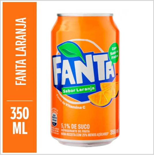 FANTA LARANJA LT 350ml FANTA LARANJA LT 350ml