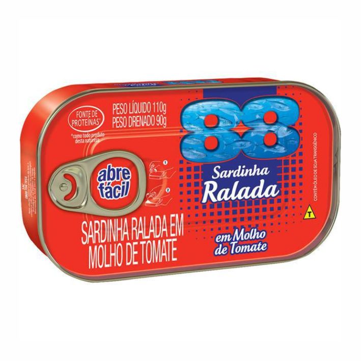 SARDINHA 88 RALADA TOMATE LT SARDINHA 88 RALADA TOMATE LT