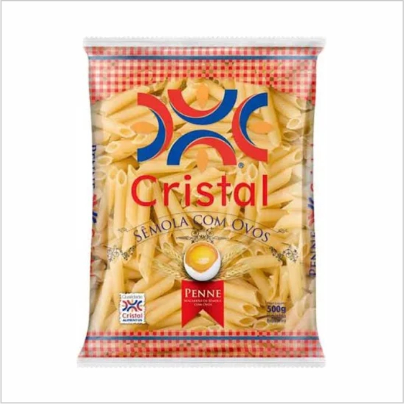 MACARRÃO CRISTAL PENNE COM OVOS MACARRÃO CRISTAL PENNE COM OVOS