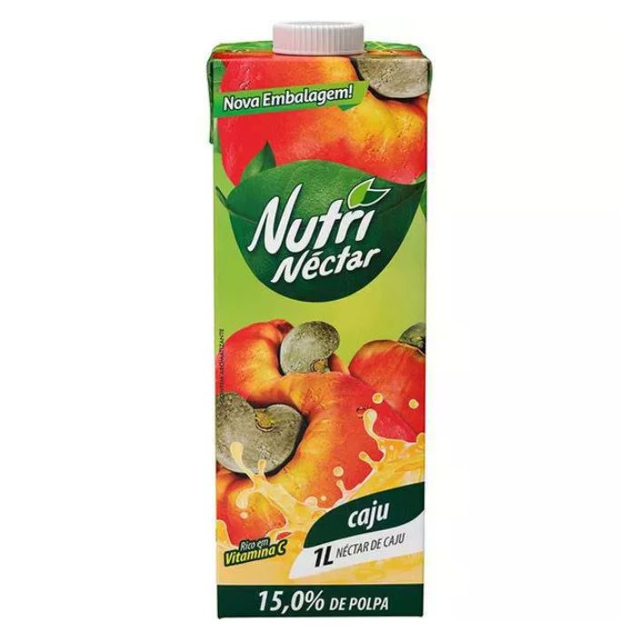 SUCO NECTAR NUTRI CAJU 1LT SUCO NECTAR NUTRI CAJU 1LT
