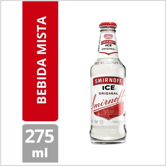 BEBIDA MISTA ICE SMIRNOFF LN 275ML RED BEBIDA MISTA ICE SMIRNOFF LN 275ML RED