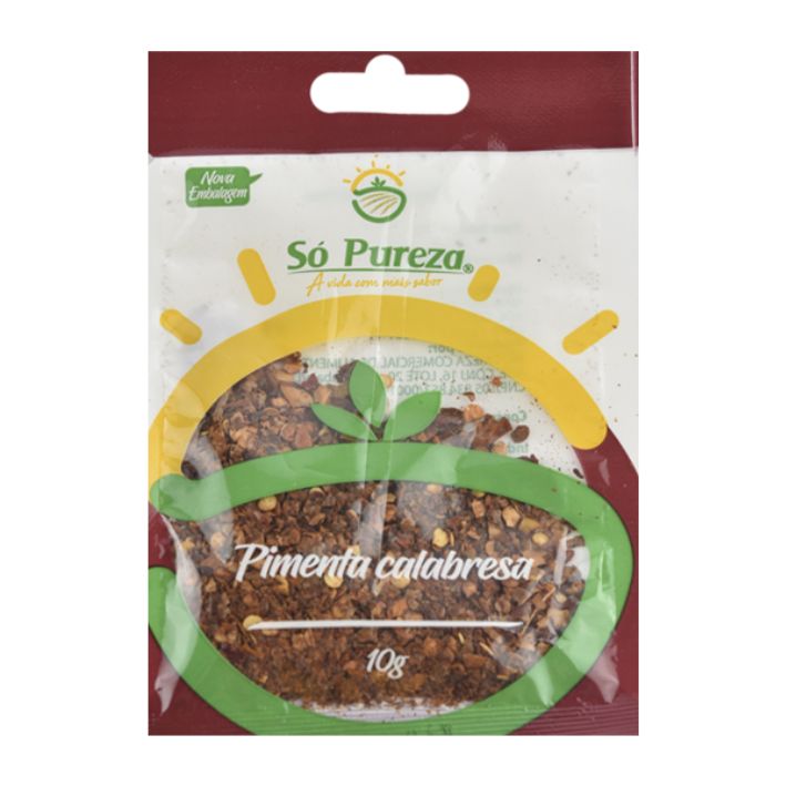 TEMPERO PIMENTA CALABRESA SO PUREZA 10G TEMPERO PIMENTA CALABRESA SO PUREZA 10G