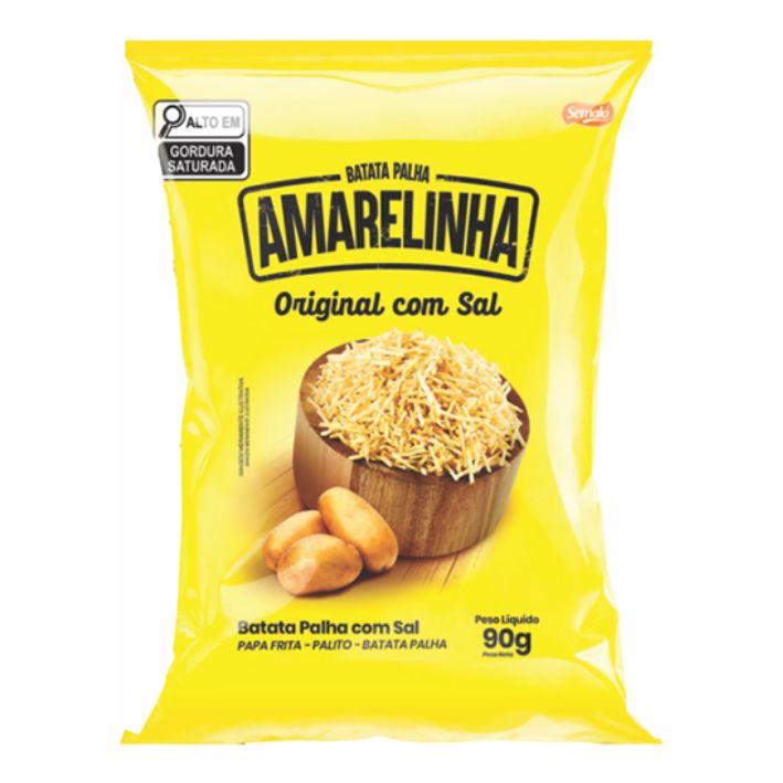 BATATA PALHA AMARELINHA 90G BATATA PALHA AMARELINHA 90G