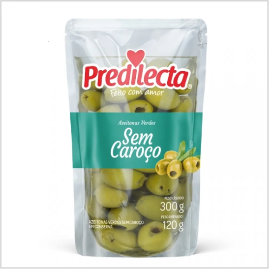 AZEITONA VERDE SEM CAROÇO 120GR PREDILECTA AZEITONA VERDE SEM CAROÇO 120GR PREDILECTA