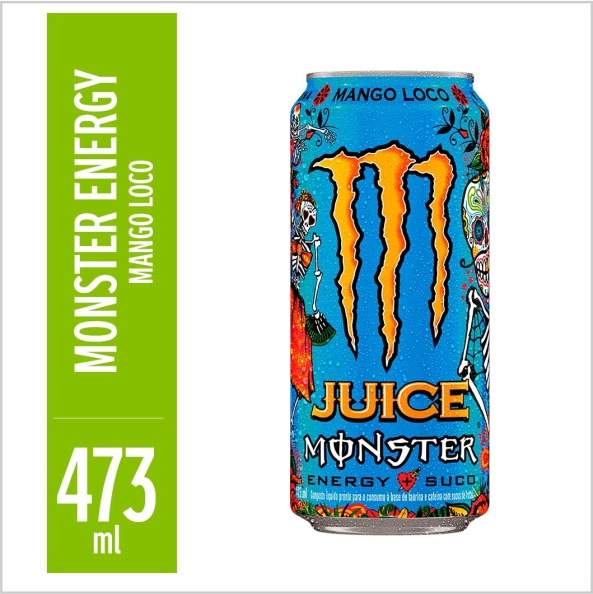 ENERGETICO MONSTER ENERGY MANGO LOCO JUICE 473ML ENERGETICO MONSTER ENERGY MANGO LOCO JUICE 473ML