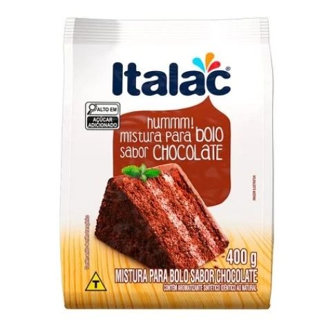 MISTURA PARA BOLO ITALAC CHOCOLATE 400G MISTURA PARA BOLO ITALAC CHOCOLATE 400G
