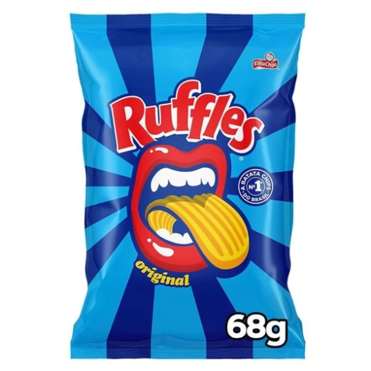 BATATA ELMA CHIPS RUFFLES ORIGINAL 68g BATATA ELMA CHIPS RUFFLES ORIGINAL 68g