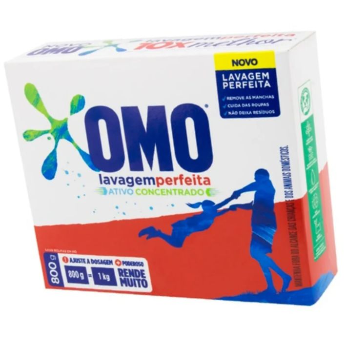 SABÃO EM PO OMO LAVAGEM PERFEITA CXT 800g SABÃO EM PO OMO LAVAGEM PERFEITA CXT 800g